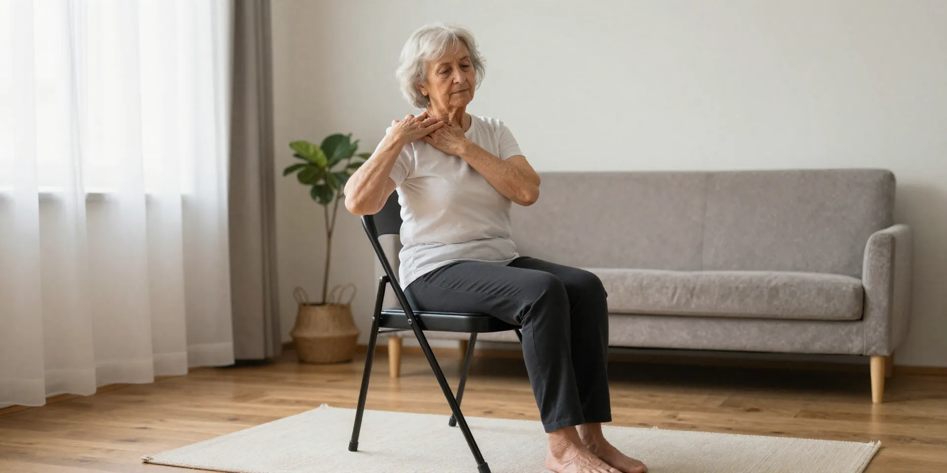 9 Chair Yoga Poses for Seniors with Shoulder Stiffness