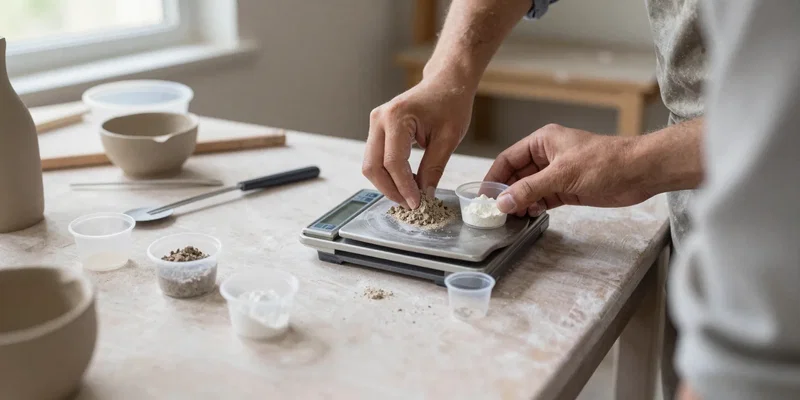 How to Mix Small-Batch Test Glazes Without Wasting Materials