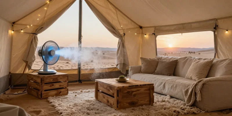 Glamping in Hot Weather: Cooling Solutions for Your Shelter
