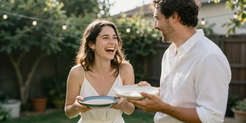 Renting vs Buying Plates and Cutlery for a Backyard Wedding
