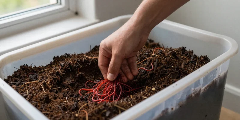 How Often Should You Harvest Worm Castings From an Indoor Bin?