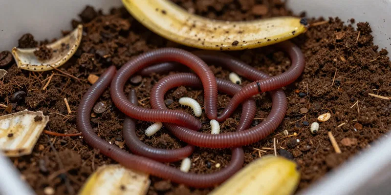 Maggots in a Worm Bin: Bad News or Totally Normal?