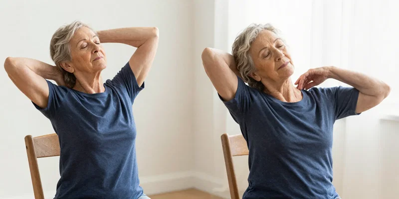 3-Day Beginner Chair Yoga Schedule for Stiff Seniors