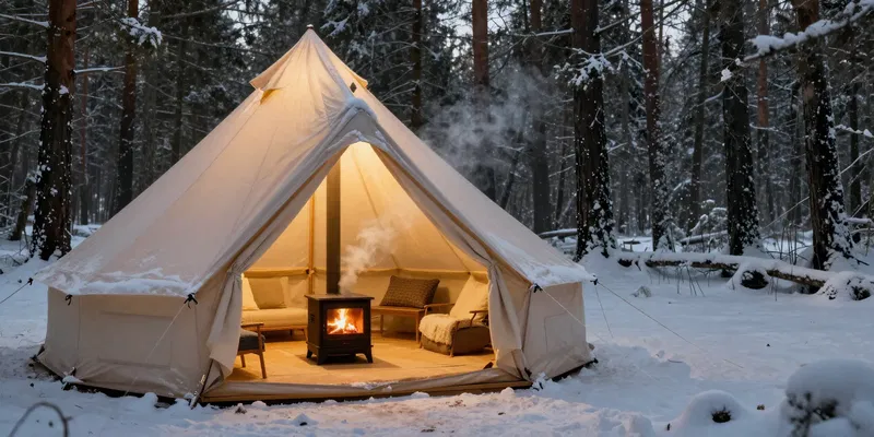 Glamping in Cold Weather: Essential Gear for Cozy Nights