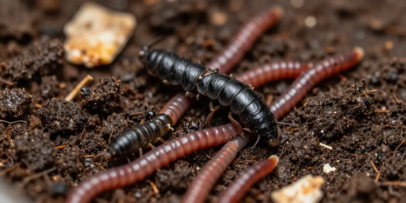 Black Soldier Fly Larvae vs Compost Worms: Should You Be Concerned?