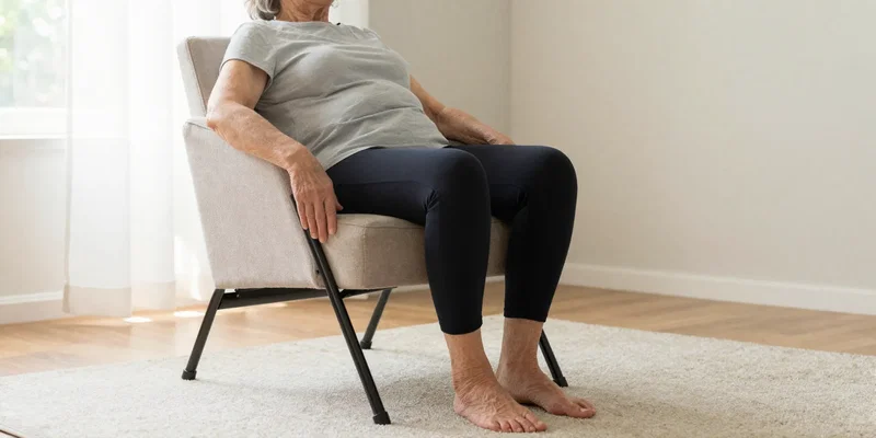 Best Chair Yoga Stretches for Seniors with Tight Hips