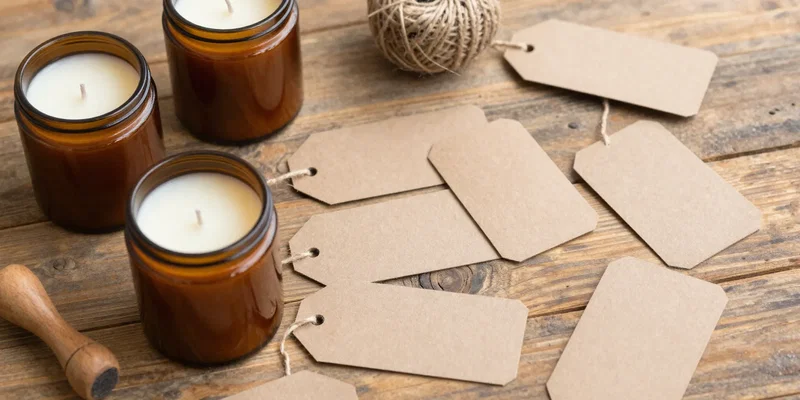 How to Label Homemade Soy Candles for Gifts, Craft Fairs, or Etsy