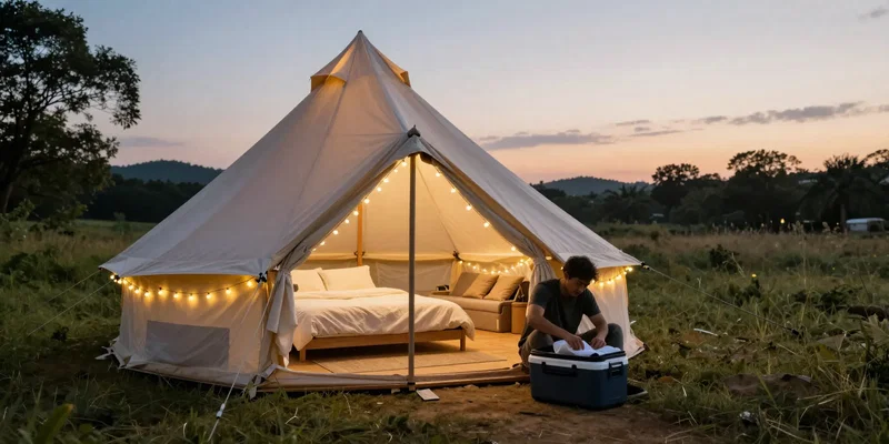 The Pros and Cons of Rented Glamping Tents vs. Bringing Your Own
