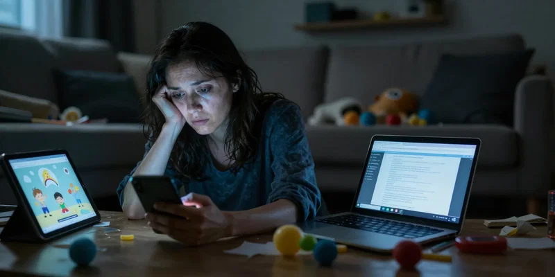 How Digital Overstimulation is Contributing to Parental Burnout