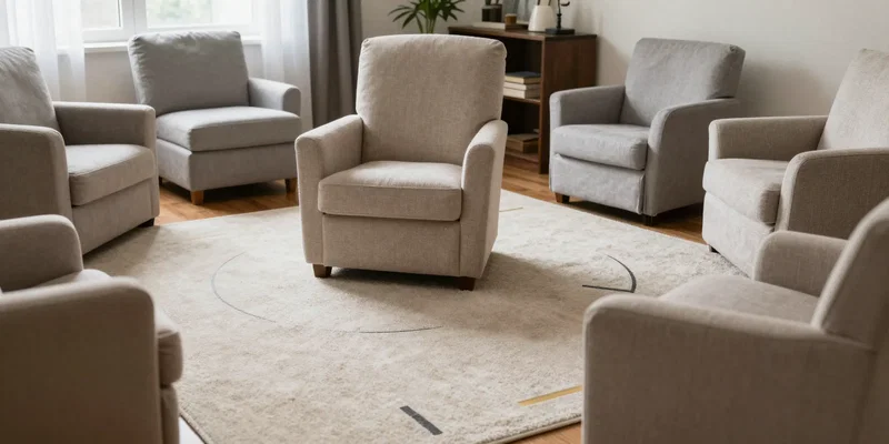 How to Create a Safe Chair Yoga Space in a Small Living Room